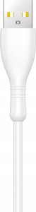 Kabel USB Jellico USB-A - Lightning 1 m Biały (6974929201371) 4