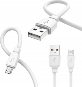 Kabel USB Jellico JELLICO kabel B15 Micro 3.1A 1M Biały 1