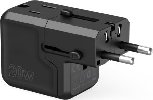 Ładowarka Choetech Ładowarka podróżna Choetech PD6038 USB-C USB-A PD 20W USA EU UK AU - czarna 10