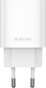 Ładowarka Jellico JELLICO ładowarka sieciowa EU53 PD 30W 1xUSB-C + kabel USB-C - Lightning Biały 3