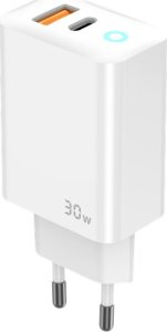 Ładowarka Jellico JELLICO ładowarka sieciowa EU13 GaN PD 30W 1xUSB-C + 1xUSB QC3.0 + kabel USB-C - Lightning Biały 4
