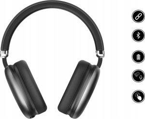 Słuchawki Jellico JELLICO słuchawki bezprzewodowe nauszne HD1 Czarny 3