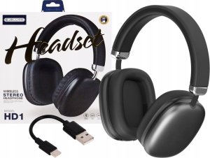 Słuchawki Jellico JELLICO słuchawki bezprzewodowe nauszne HD1 Czarny 6