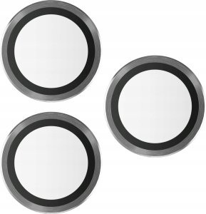 PanzerGlass PanzerGlass Hoops Camera iPhone 15 Pro 6.1" / 15 Pro Max 6.7" czarny/black 1139 camera lens protector hoop optic rings 3