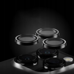 PanzerGlass PanzerGlass Hoops Camera iPhone 15 Pro 6.1" / 15 Pro Max 6.7" czarny/black 1139 camera lens protector hoop optic rings 4