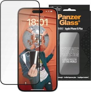 PanzerGlass PanzerGlass Ceramic Protection iPhone 15 Plus 6.7" Ultra-Wide-Fit Screen Protection Easy Aligner Included 2839 1