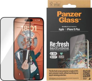 PanzerGlass Re:fresh Glass iPhone 15 Plus 6.7" Ultra-Wide-Fit Screen Protection Easy Aligner 2823 7