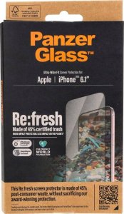 PanzerGlass PanzerGlass Re:fresh Glass iPhone 15 6.1" Ultra-Wide-Fit Screen Protection Easy Aligner 2821 1