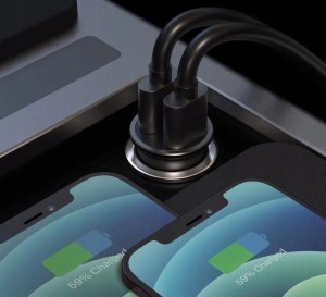 Ładowarka Swissten Swissten 20111900 ładowarka do urządzeń przenośnych Uniwersalne Czarny Zapalniczka Szybkie ładowanie Automatyczna 7