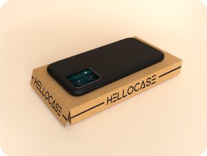 Hello Case Etui do Realme 9 Pro Plus / 9 4G (Czarne, Matowe, Slim, Silikon)   SZKŁO 5