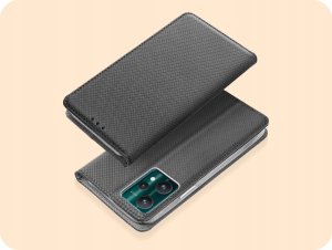 Hello Case ETUI Z KLAPKĄ DO REALME 9 PRO / 9 5G CZARNE ZAMYKANE MAGNETYCZNE KABURA 2