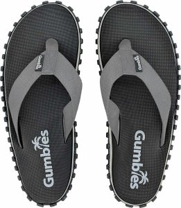 Japonki męskie Gumbies Gumbies japonki unisex Duckbill Flip Flops - czarno-szare 49 1