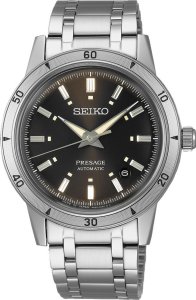 Zegarek Seiko Zegarek męski Seiko SRPL09J1 srebrny 1