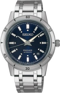 Zegarek Seiko Zegarek męski Seiko SRPL07J1 srebrny 1