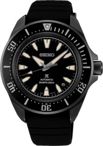 Zegarek Seiko Zegarek męski Seiko SRPL15K1 czarny 1