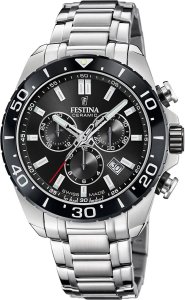 Zegarek Festina Zegarek męski Festina F20042-4 srebrny 1