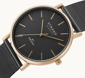 Zegarek Strand Zegarek męski Strand S702GXVBMB czarny 4