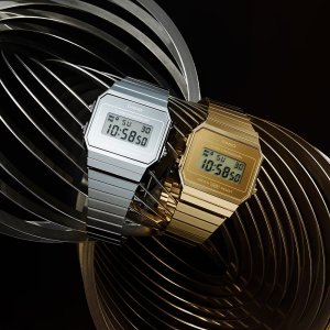 Zegarek Casio Vintage Zegarek damski Casio A700WEV-7AEF srebrny 5