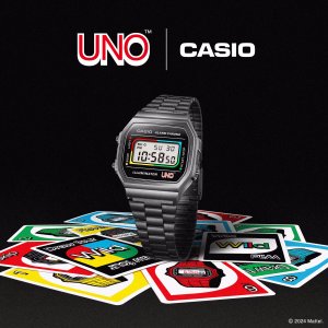 Casio Vintage Zegarek dla dzieci Casio A168WEUC-1AER czarny 16