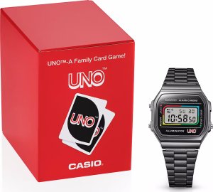 Casio Vintage Zegarek dla dzieci Casio A168WEUC-1AER czarny 10