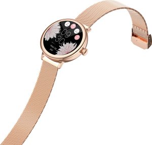 Smartwatch Hagen HC81.110.111 Różowe złoto 4