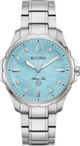 Zegarek Bulova Zegarek damski Bulova 96P248 srebrny 1