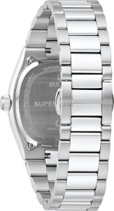 Zegarek Bulova Zegarek męski Bulova 96B440 srebrny 4