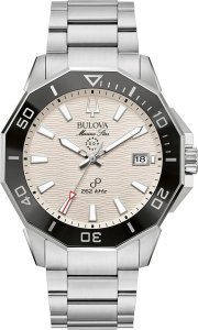 Zegarek Bulova Zegarek męski Bulova 96B426 srebrny 1