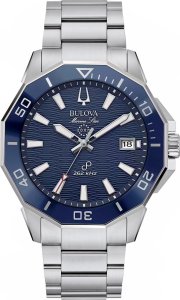 Zegarek Bulova Zegarek męski Bulova 96B433 srebrny 1