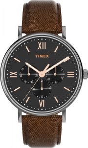 Zegarek Timex Zegarek męski Timex TW2W49300 brązowy 1