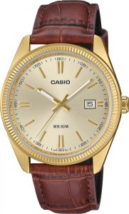 Zegarek Casio Zegarek męski Casio MTP-1302PGL-9AVEF brązowy 1