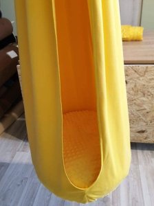 Huśtawka Małpiszon Huśtawka kokon zawieszana dla dzieci szary 13