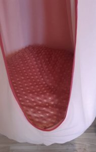 Huśtawka Małpiszon Huśtawka kokon zawieszana dla dzieci szary 21