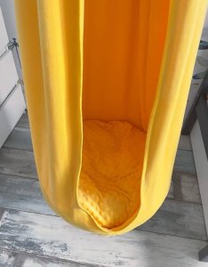 Huśtawka Małpiszon Huśtawka kokon zawieszana dla dzieci szary 10