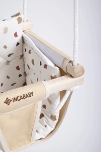 Huśtawka Małpiszon Huśtawka dla niemowlaka Junior Beige Incababy mosaic 11