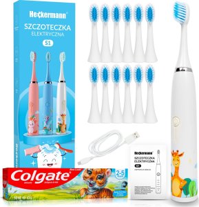 Heckermann Szczoteczka Do Zębów Dla Dzieci Heckermann S1 Biała 10