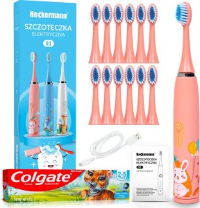 Heckermann Szczoteczka Do Zębów Dla Dzieci Heckermann S1 Różowa 10