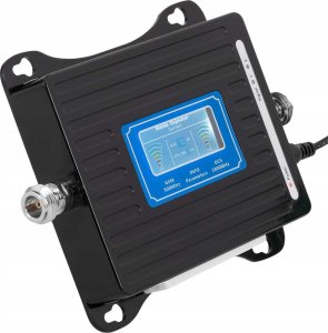 System przekazu sygnału AV Signaflex Zestaw Wzmacniacz Gsm/Dcs Lcd3000 Ls-Gd22 + T2 23Dbi 15M + 3X Grzybek + Bat 4