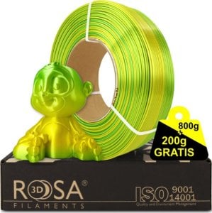 ROSA3D Filament ROSA3D ReFill PLA Multicolour Silk Jungle 1,75mm 800g + 200g GRATIS 1