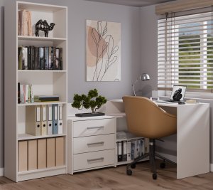 Biurko Topeshop BIURKO NAROŻNE DANY KASZMIR BEŻ 2