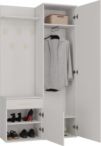 Topeshop GARDEROBA DUO KASZMIR 2