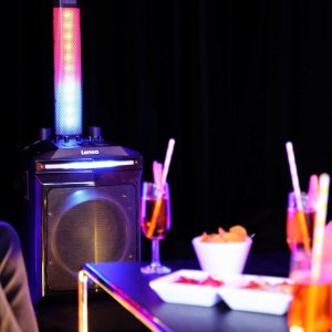 Kolumna Lenco PA-220BK System PA z odłączanym głośnikiem wysokotonowym 8