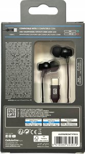 Słuchawki Cellular Line Cellularline USB-C In Ear Kopfhörer mit Mikrofon Schwarz 7