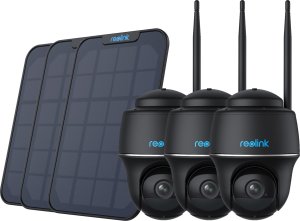 Kamera IP Reolink Reolink 3x Argus B430-B + 3x Solarpanel schwarz 1