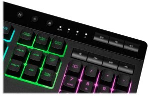 Klawiatura Corsair Rubber Dome Klawiatura do gier K55 RGB PRO Klawiatura do gier z kablem RGB LED podświetlenie US czarny 3