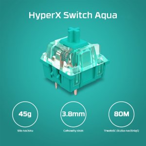 Klawiatura HyperX Alloy Origins Core HyperX Red (639N7AA#ABA) 8