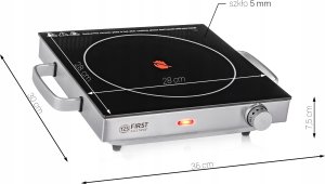 Płyta wolnostojąca First Austria Podczerwony promień płyta grzewcza FIRST 5097 7