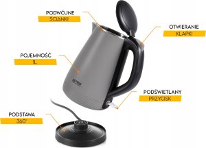 Czajnik First Austria Metalowy czajnik 1,0L FIRST 5407-4-GR 13