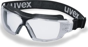 Uvex Apsauginiai akiniai Uvex CX2 Sonic, skaidri panoraminė linzė, supravision extreme (nesibraižantys ir nerasojantys) padengimas, guminė juostelė, juoda/balta, smūgio atsparumo kl. B. Supakuota mažmeninėje kartoninėje dėžutėje 1 vnt 1