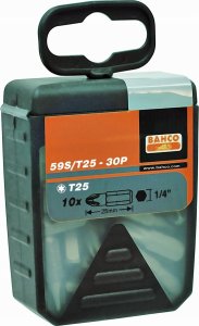 Bahco Bahco Antgaliai TORX T25 25mm 30vnt. dėžutė 1